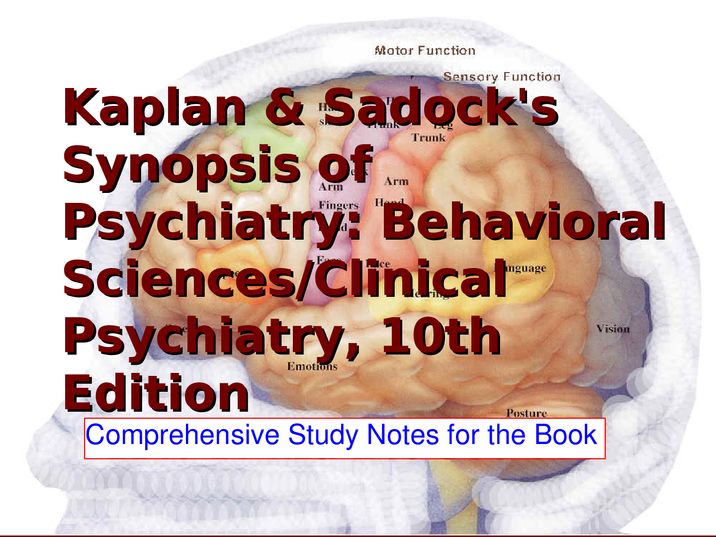 Preview image for Study Notes for, The Patient-Doctor Relationship Kaplan & Sadock's Synopsis of Psychiatry: Behavioral Sciences/Clinical Psychiatry, 10thE__Rated A+